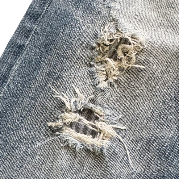 Vigoss Jeans Women's Sz 5/6 28 The Miami Boot Bootcut Distressed Grunge Low Rise - Picture 3 of 16